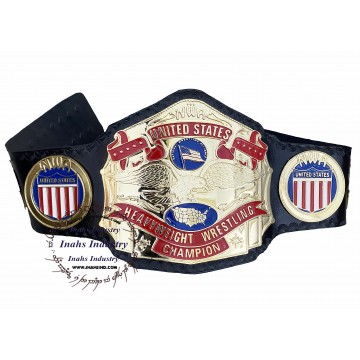 NWA United States Heavyweight Championship Wrestling Belt 4mm Zinc Plates