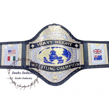 WWF Hulk Hogan 86 World Heavyweight Wrestling Championship Belt Adult Size