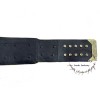 WWF New Intercontinental Heavyweight Championship Replica Wrestling Belt Yellow Leather Strap 
