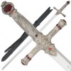 Harry Potter Gordic Gryffindor Fantasy Sword With Leather Sheath & Wooden Stand